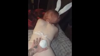 Bunny babe getting dicked down
