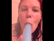 Preview 6 of Autumn Snow Shower Play with Dildo