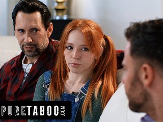 Screen Capture of Video Titled: PURE TABOO He Shares His Petite Stepdaughter Madi Collins With A Social Worker To Keep Their Secret