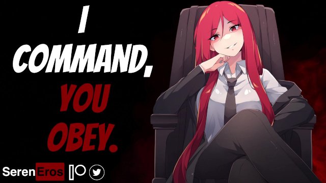 Watch Bondage Video:I command, you obey. - Hard Fdom ASMR- Commander and Captain