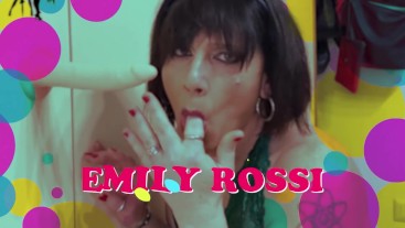 EMILY FUCKS HER ASS WITH A DILDO