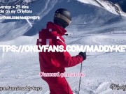 Preview 4 of Maddy Keys - 2 french sluts have sex with snow ski teacher - 100% real