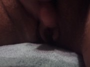 Preview 1 of Wet sounds masturbation big clit pink pussy FTM