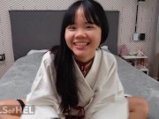 Preview 2 of Kinky Asian teen plays with her pussy - Baebi Hel