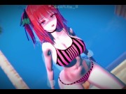 Preview 2 of The Quintessential Quintuplets - Nakano awaits you at the beach