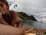 Preview 3 of Cum in my mouth on the beach