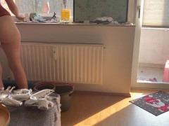 Horny Housewife in Red Bodysuit - Screenshot 6 of 16 - Housekeeper