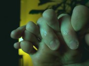 Preview 6 of Dude sucks his own sweaty toes and cums in his own mouth