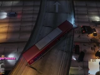 GTA V - GLI NPC SI GETTANO DAL CAVALCAVIA