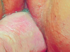 Close up first time fisting. Fist virgin. Gapping pussy.