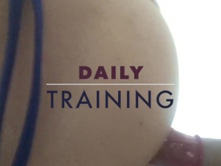 毎日のトレーニング-アナルディルド
