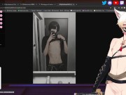 Preview 1 of femboy vtuber accidently shows his face while jerking off [AnwiAnwi on Twitch]