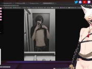 Preview 4 of femboy vtuber accidently shows his face while jerking off [AnwiAnwi on Twitch]