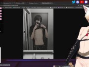 Preview 5 of femboy vtuber accidently shows his face while jerking off [AnwiAnwi on Twitch]