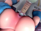 Princess Peach Deep Anal Fuck Machine