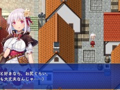 【#02 怪盗エフィー(体験版)実況動画】爆乳女怪盗が筆でおっぱいやマンコを弄られたり、巨尻揉まれたり、顔射されたり・・(回想部屋編 ファンタジー同人エロゲー) 6/16