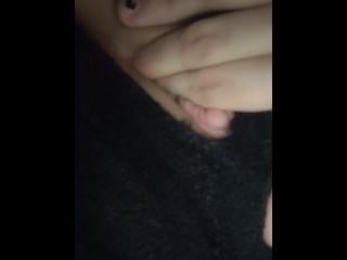 FTM Fingers his Wet Pussy Soft Moans Pussy ASMR