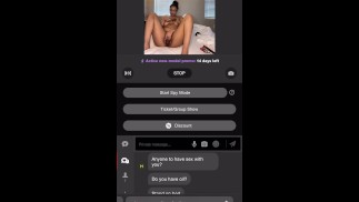 First live webcam show
