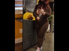 Little Cums in the mirror for the furries...