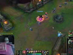 Yuumi main plays with boobs while getting S rank