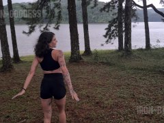 Fucking QweenSG at the lake house and cumming in her mouth!