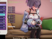 Preview 6 of Hypnotic Idol [v1.012] [Azucat] girl plays a video game with a vibrator under her clothes