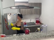 Preview 6 of hot boss eats his maid's big ass