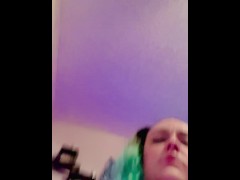 Nipple Play in Gloves: clamps, pinwheel, vaping - Screenshot 2 of 16 - Big Pierced Tits