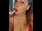 Preview 2 of Smoking close up - Join my Onlyfans (@PhoebeSmokes) Over 6000 Picture and 750 Videos - No PPV