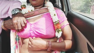 E- 1,  p- 1, indian car sex, telugu dirty talks, రంకు మొగుడు తో కార్ లో సరసాలు