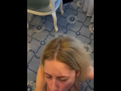 Daddy caught me and pulled out his dick