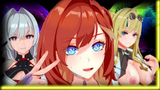 Senadina & Amigos 💦 Honkai Impact 3ª Compilação Pornô | Anime R34 Hentai 18 + Sexo Mal Legal