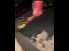 Masturbating while driving to Texas