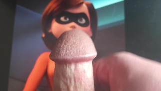 Трибьют 💦 спермы Elastigirl