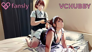 Lesbian MISTRESS FUCKS HARD Straight Girl after party