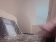 Preview 6 of I did handjob with a masturbation video sent to me by a fan♡