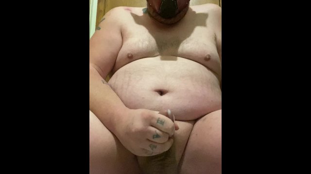 Pup Allie made to cum twice