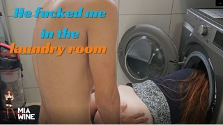 Fucked during laundry