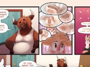 Preview 4 of Furry Comic Dub: 609 by Brae! (Furry Animation, Furries, Furry Sex, Furry, Public Anal)