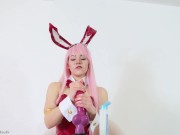 Preview 5 of Bunny Zero Two's Cum Milking Handjob (DARLING IN THE FRANXX)