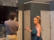 Preview 2 of Hot Busty Mature Milf Danni Jones' Son's Friend Fixes Her House and Her Pussy - 32 Year Age Gap!!