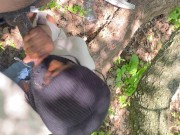 Preview 3 of Sucking dick on a picnic outside