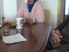 58-year-old moroccan mother masturbating with stepson