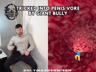 Bedrogen in Penis Vore Door Gigantische Pester