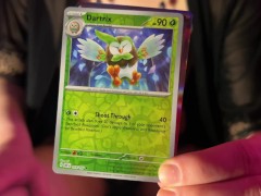 ASMR Topless Pokemon Card Opening (with & without lofi beats from another room) - Screenshot 11 of 16 - Asmr