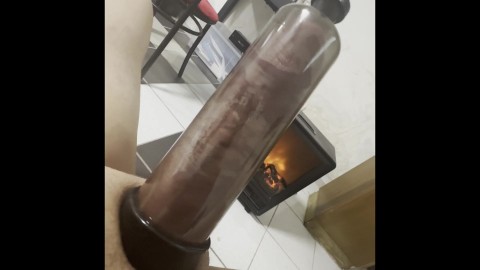 I'm using a penis pump for the first time, my cock won't stop growing. OF : MarcoXLaries