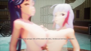 Seme del Morto Dolce Casa Nudo Patch Aya & Ichika Scena di sesso Fanservice Apprezzamento