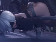Preview 2 of Yorha 2B Compilation Bewyx 3D Animation