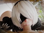 Preview 3 of Yorha 2B Compilation Bewyx 3D Animation