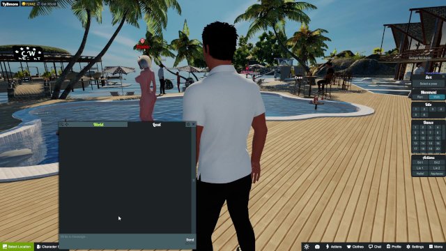 Ty in 3dxchat world looking for a good time room hopping